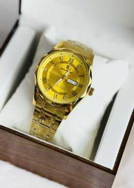 Poedagar watch city lock-full golden